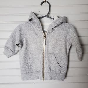 Carter's Grey Zip Hoodie, sz 6m